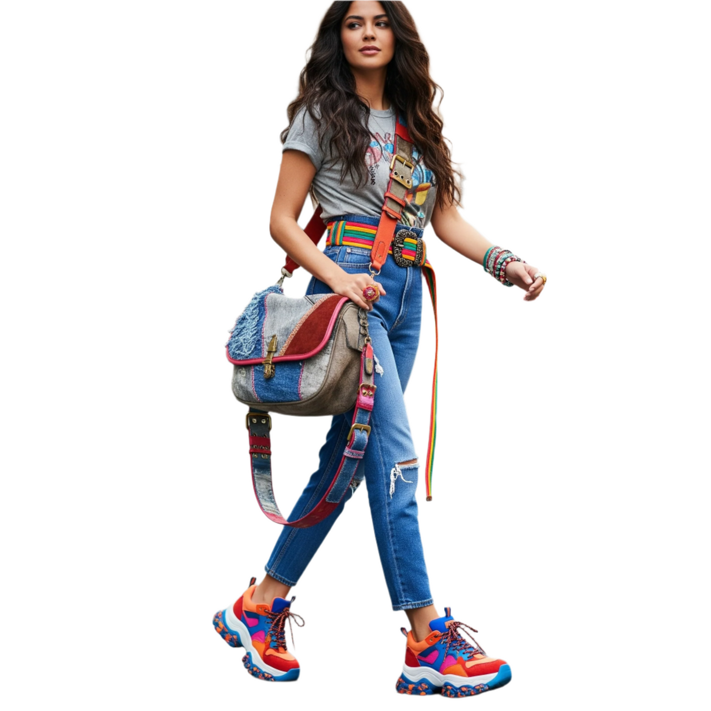 Lightweight Breathable Chunky Platform Sneakers