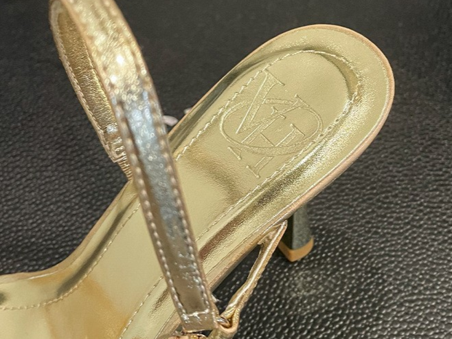 Rhinestone Stiletto Heel Sandals