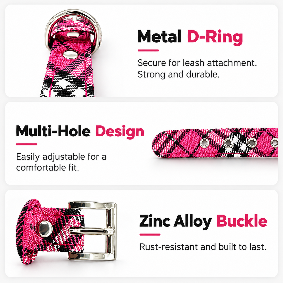 Classic Scottish Plaid Pet Collar/Choker