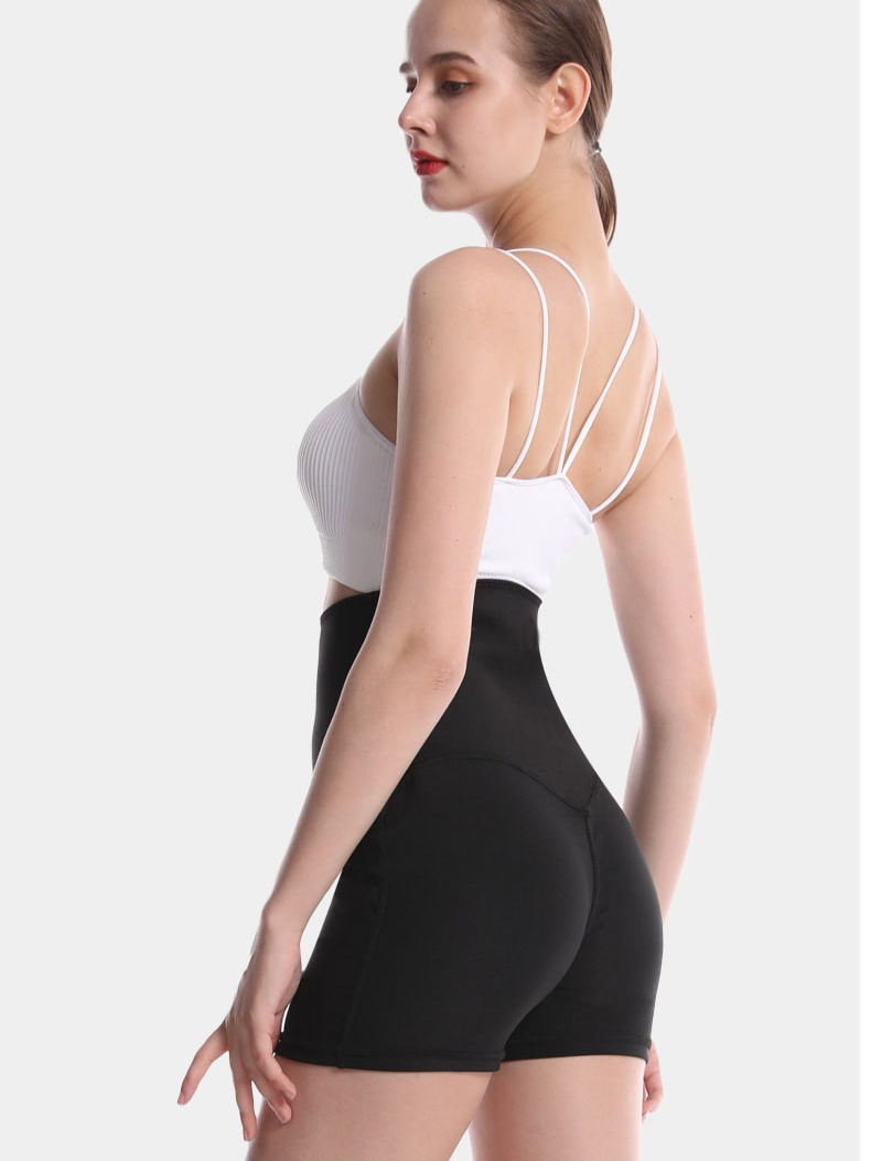 High-Waisted Sauna Sweat Shorts for Fitness, Yoga, Running, Casual Wear