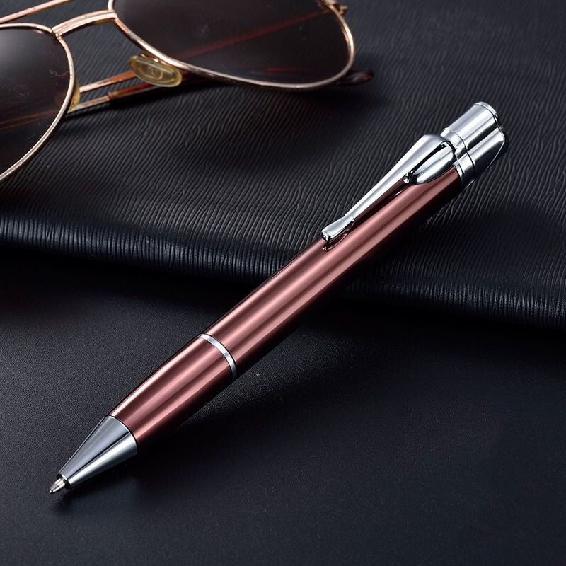 Metal Business Signature Pen with Windproof Lighter