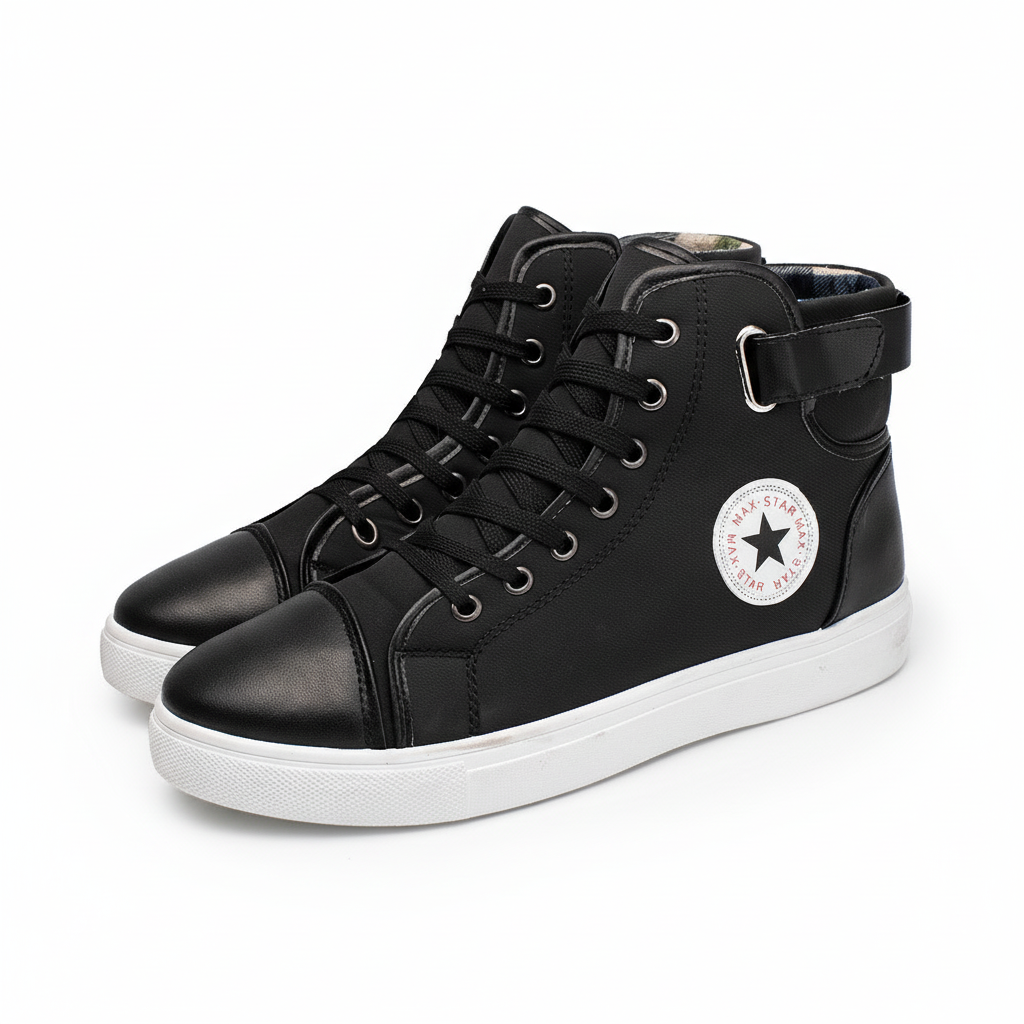Men's High-Top Canvas Sneakers