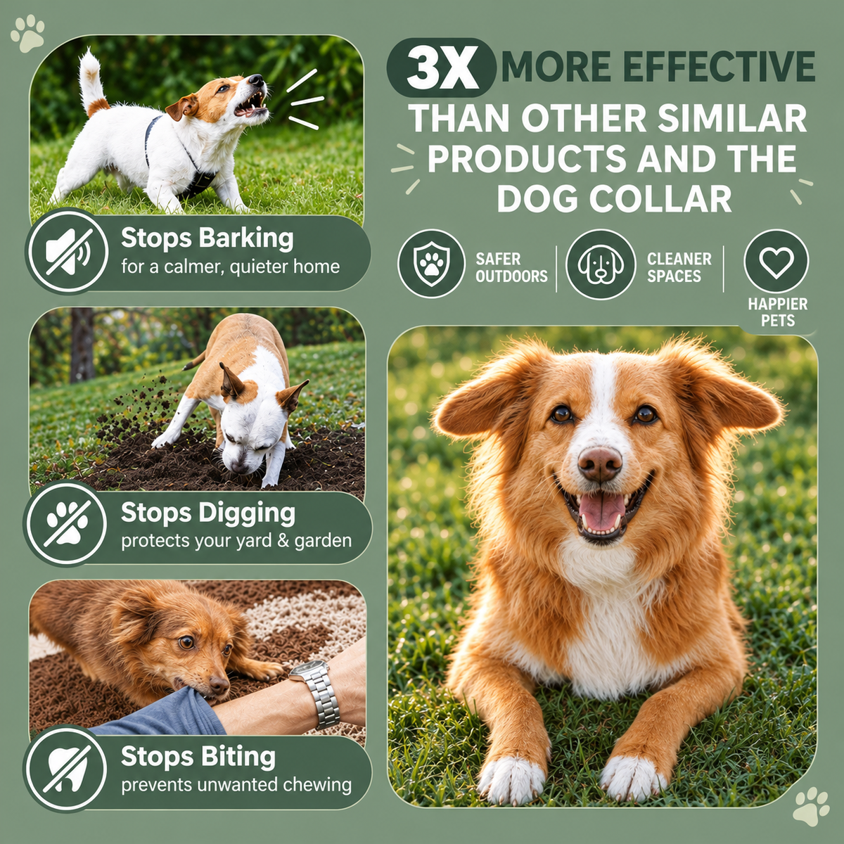 XP30 Ultrasonic Dog Bark Deterrent and Training Device