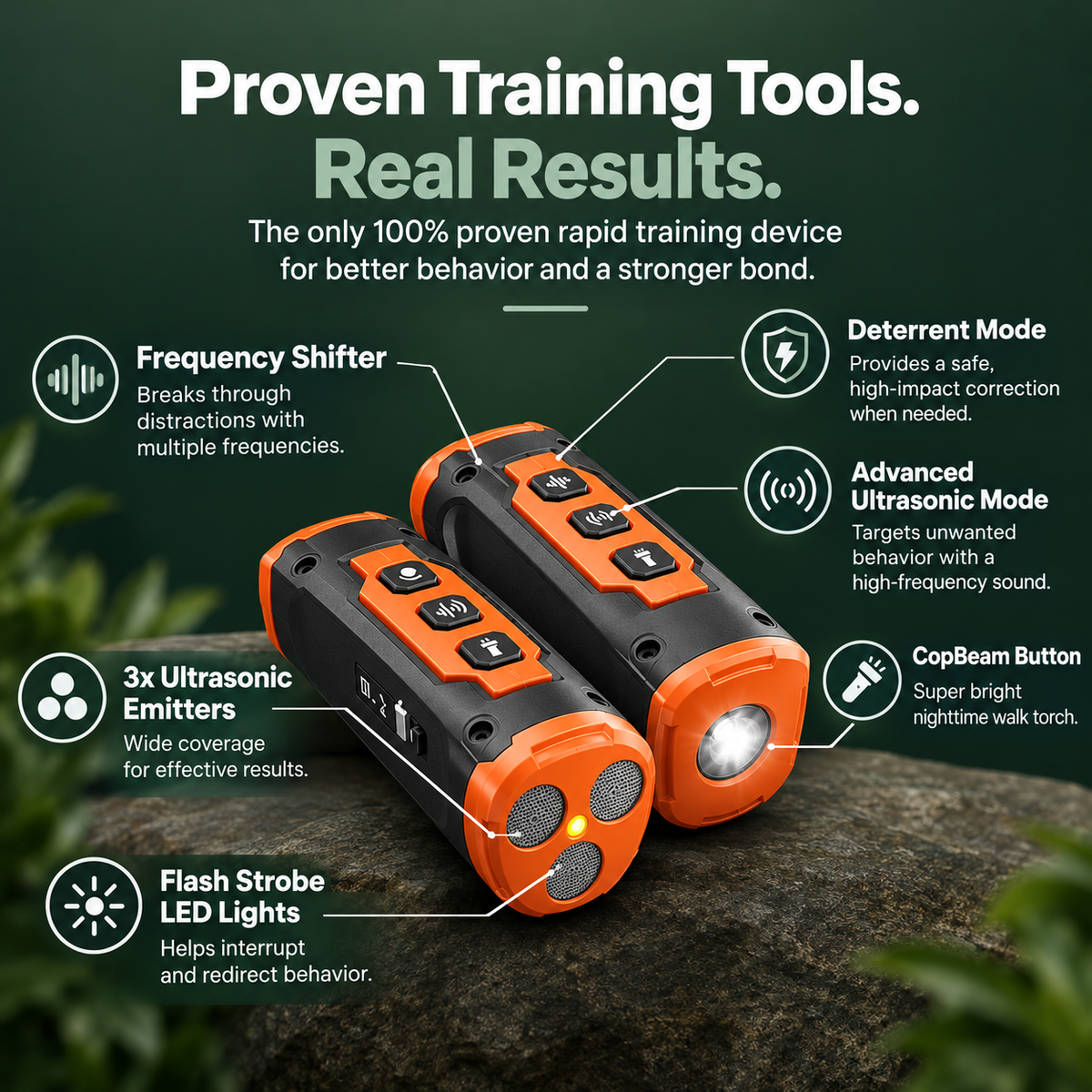 XP30 Ultrasonic Dog Bark Deterrent and Training Device