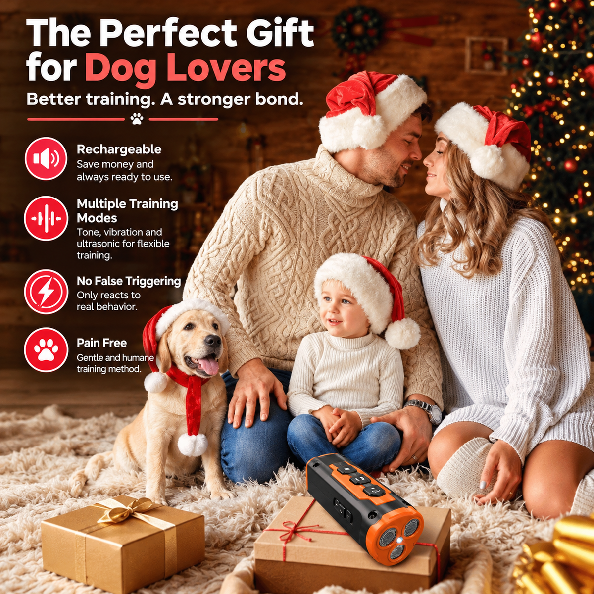 XP30 Ultrasonic Dog Bark Deterrent and Training Device