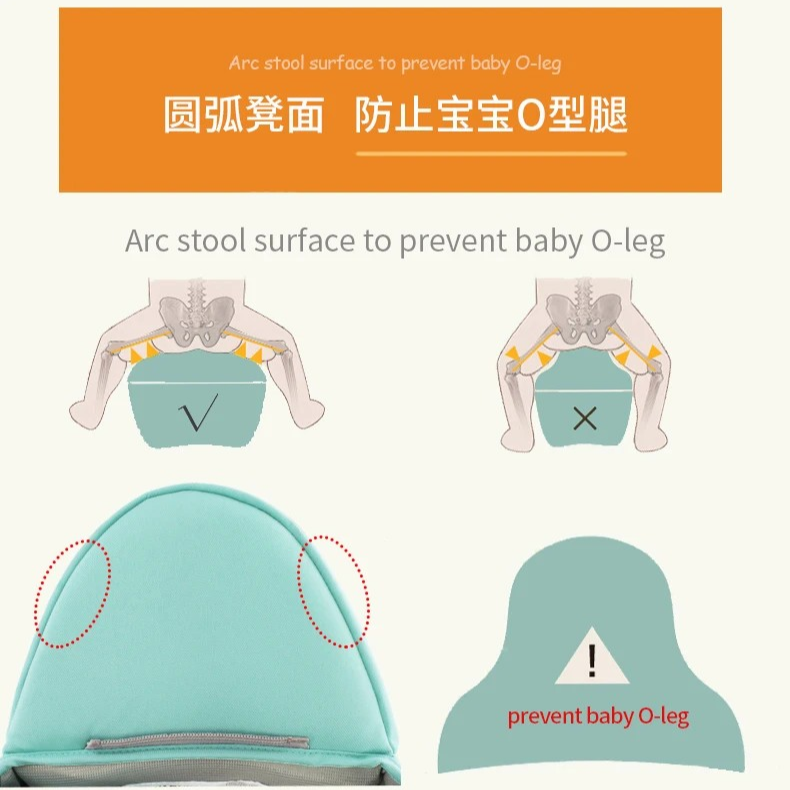 3-in-1 Ergonomic Baby Hip Seat Carrier