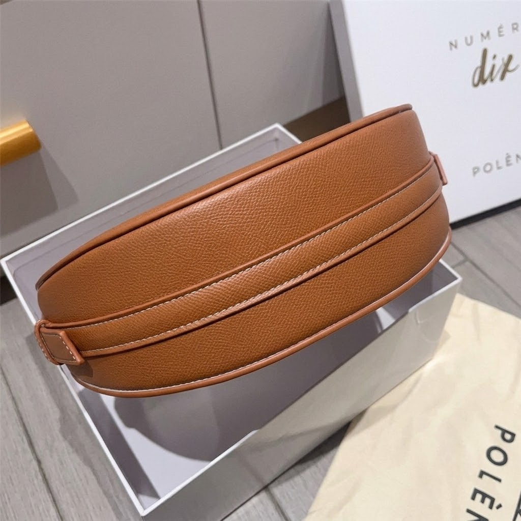 Polène Numéro Dix Shoulder Bag – Genuine Cowhide Leather