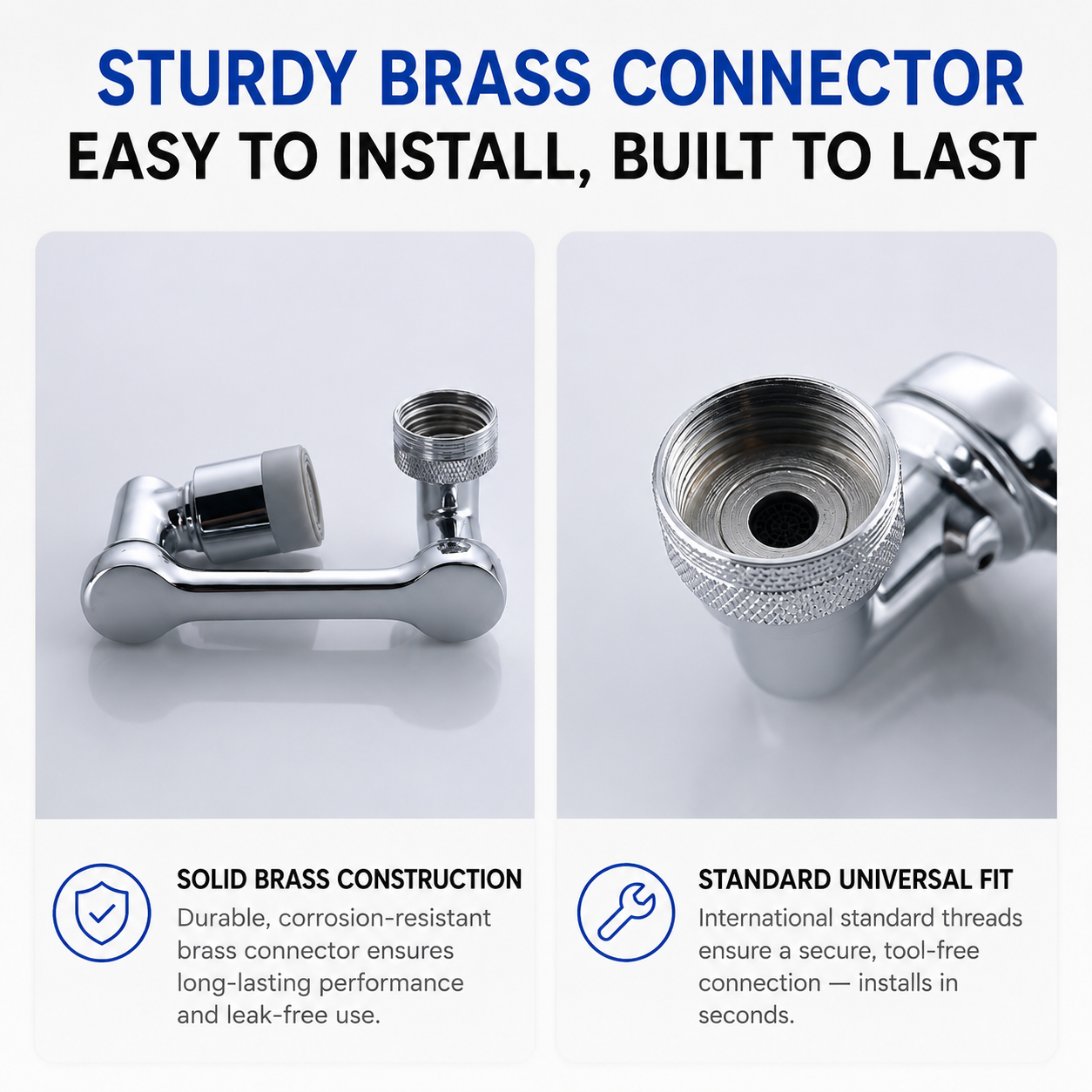 Universal 1080° Rotating Faucet Extender