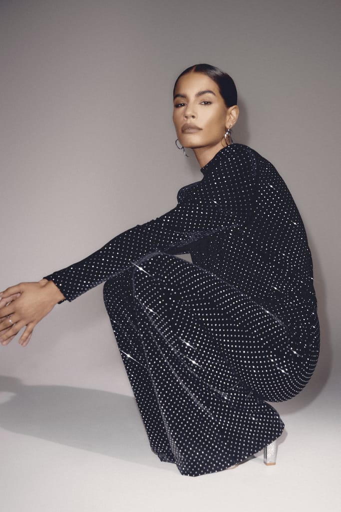 Crystal Patterned Luna Jumpsuit