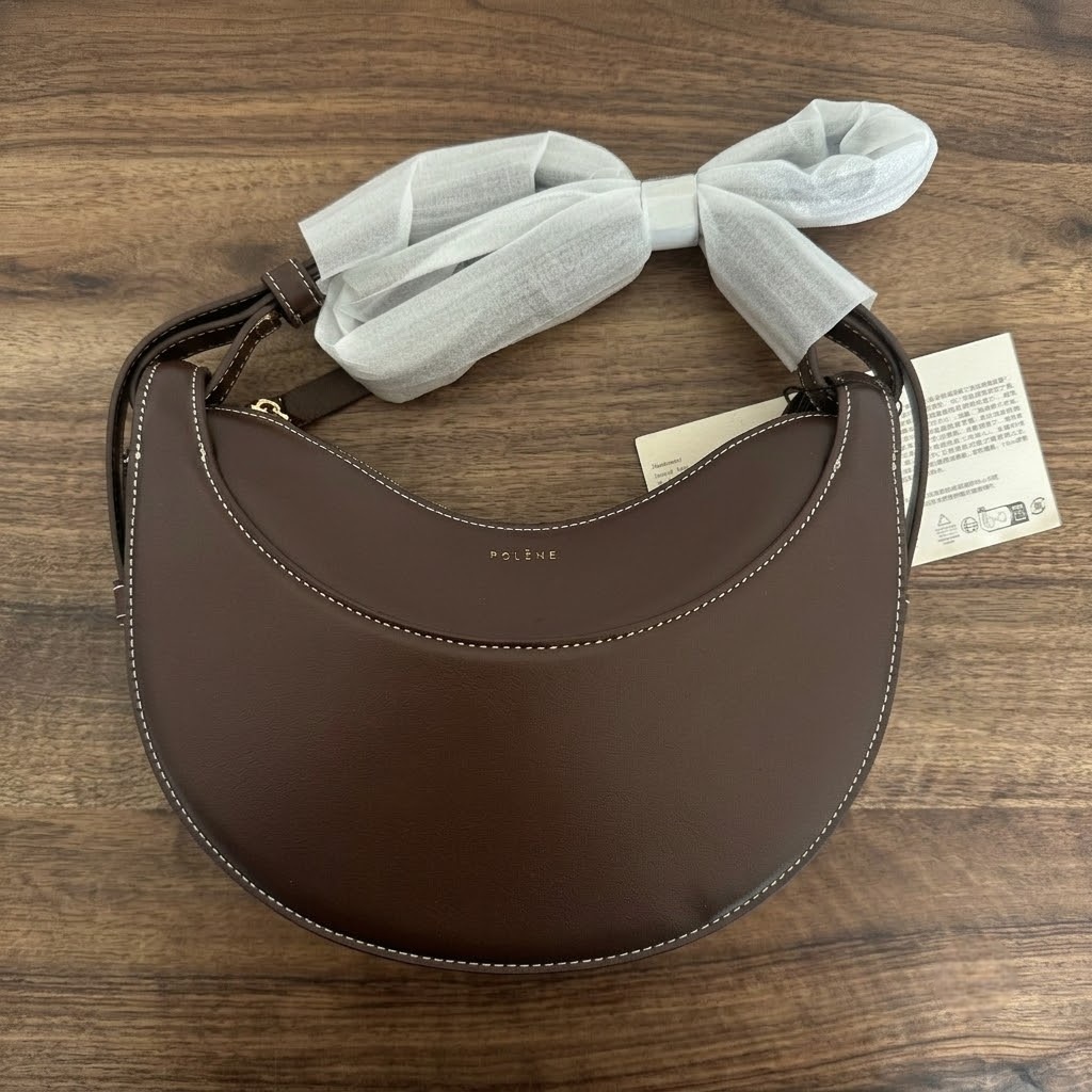 Polène Numéro Dix Shoulder Bag – Genuine Cowhide Leather