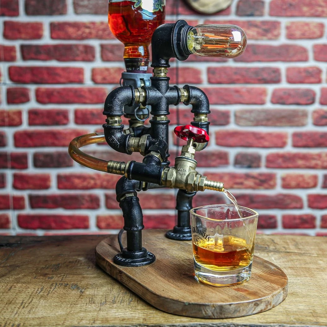 Handcrafted Steampunk Liquor Dispenser
