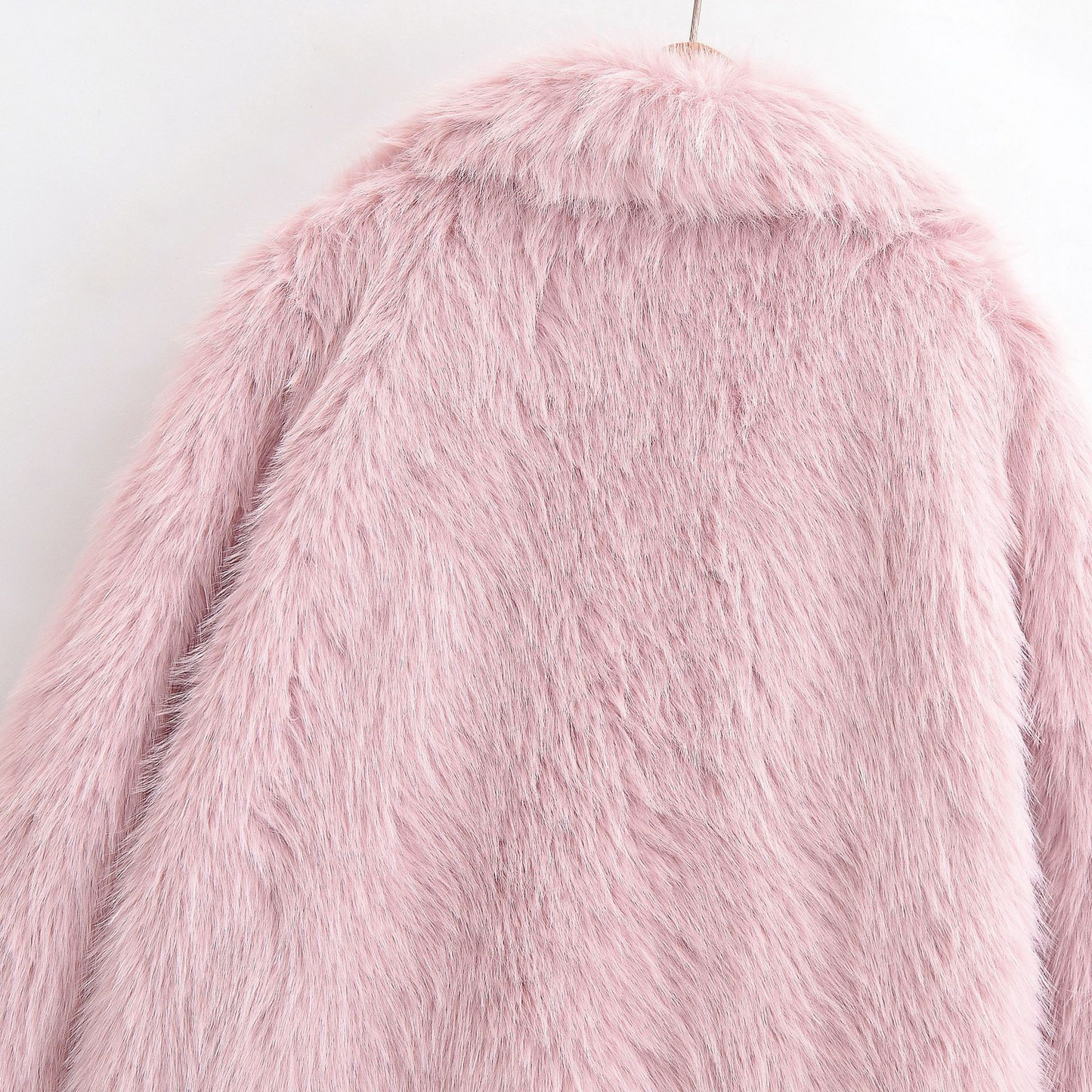 Faux Fur Mid-Length Coat