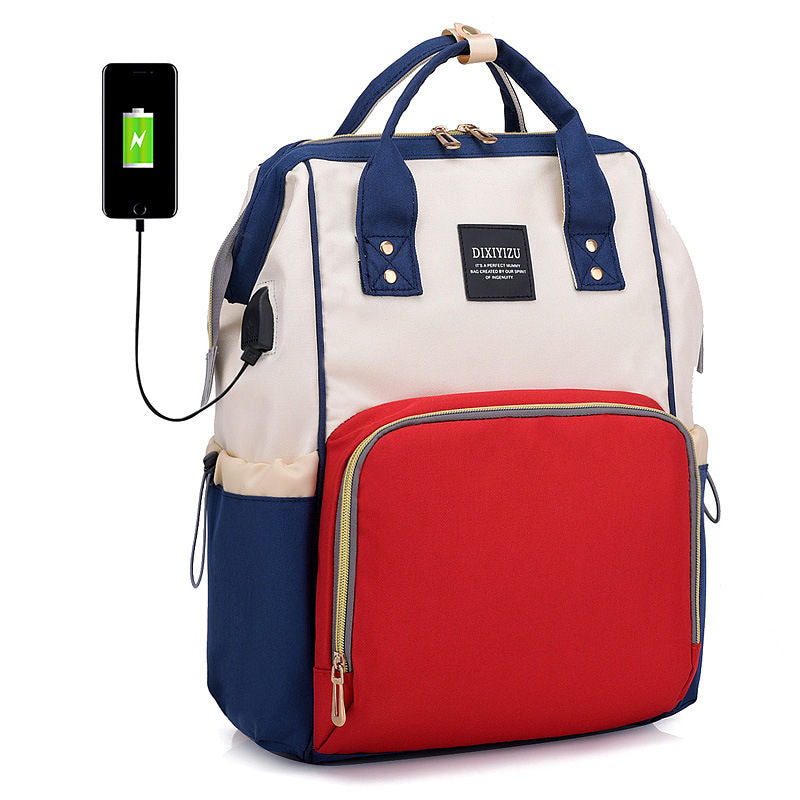 Large capacity Multifunctional Mummy Bag with USB Charging Port