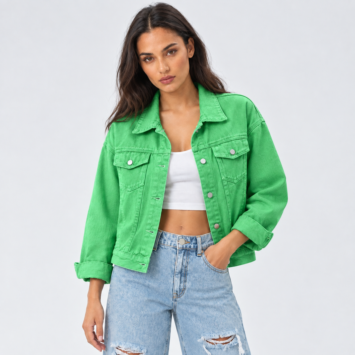 Women's Boxy Denim Jacket