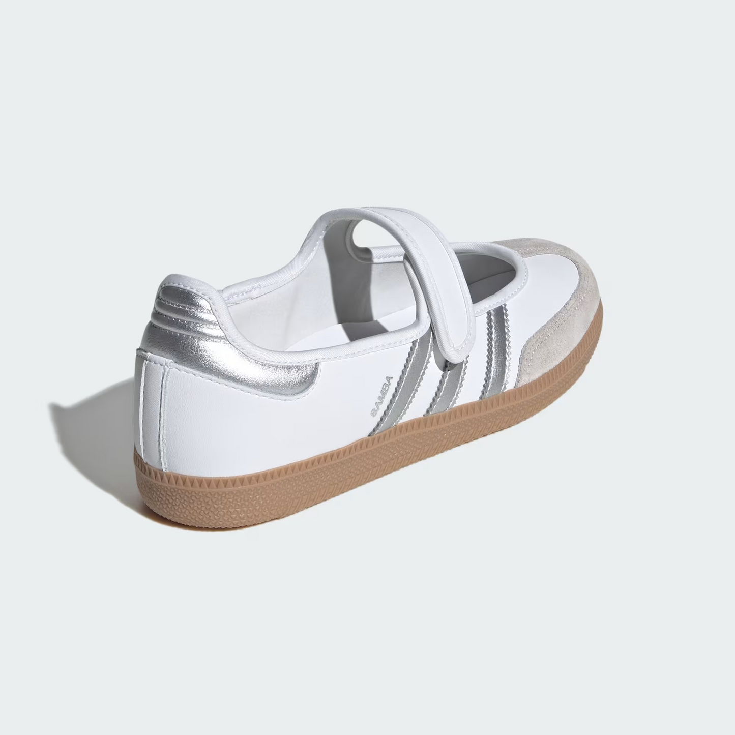 ADIDAS Women's Samba Jane Sneakers – Off-White/Silver Metallic