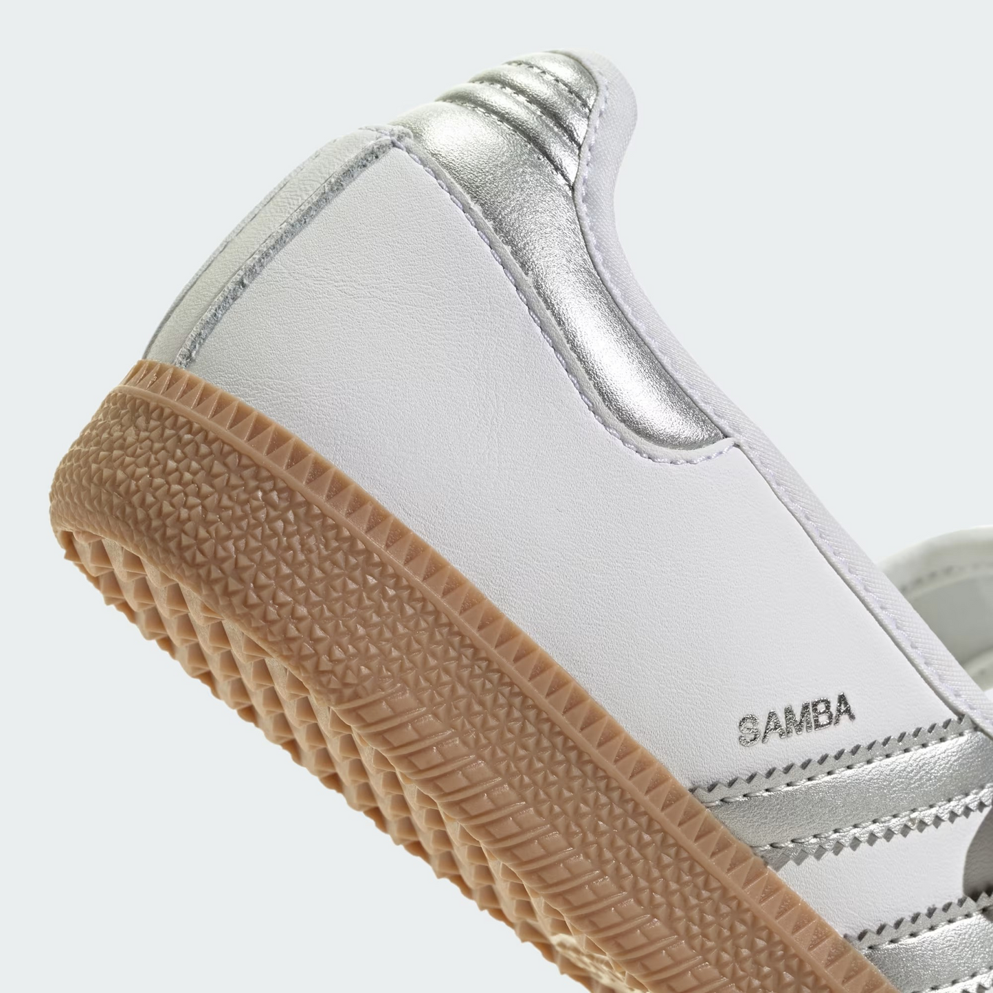 ADIDAS Women's Samba Jane Sneakers – Off-White/Silver Metallic
