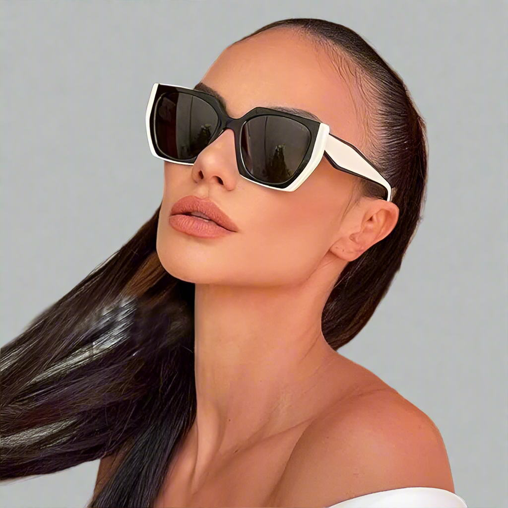 Oversized Square Cat-Eye Sunglasses