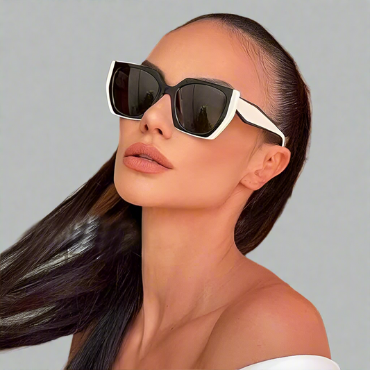Oversized Square Cat-Eye Sunglasses