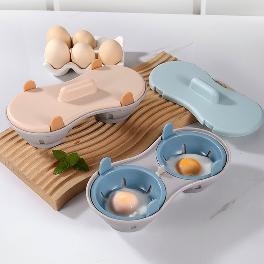 2-Cavity Microwave Egg Cooker and Poacher