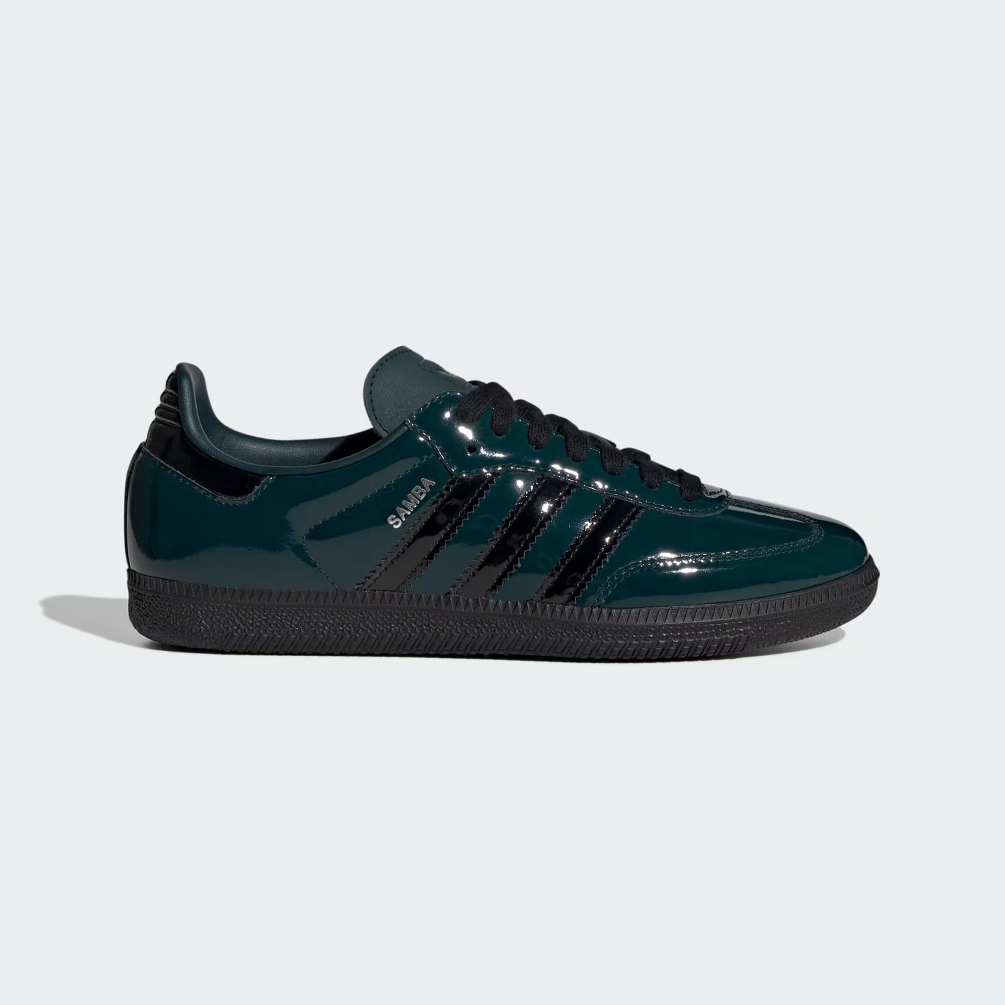 ADIDAS Women's Samba OG Sneakers – Glossy Green/Black