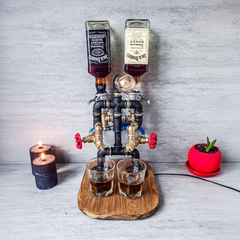 Handcrafted Steampunk Liquor Dispenser