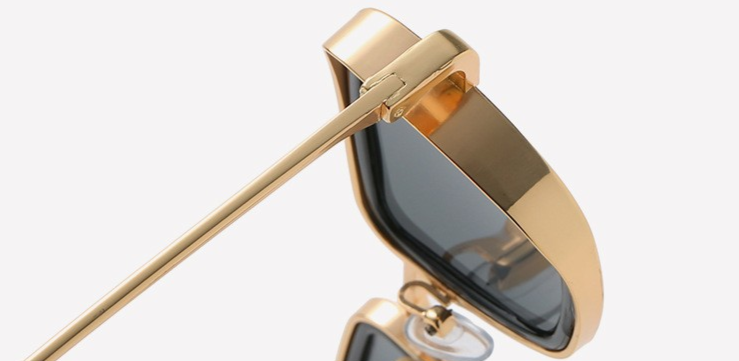 Unisex Polarized Thick-Edged Square Sunglasses