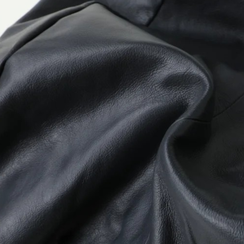 Genuine Cowhide Leather Slouchy Shoulder Bag