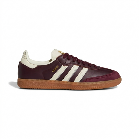 ADIDAS Women's Samba OG Sneakers – Maroon/White