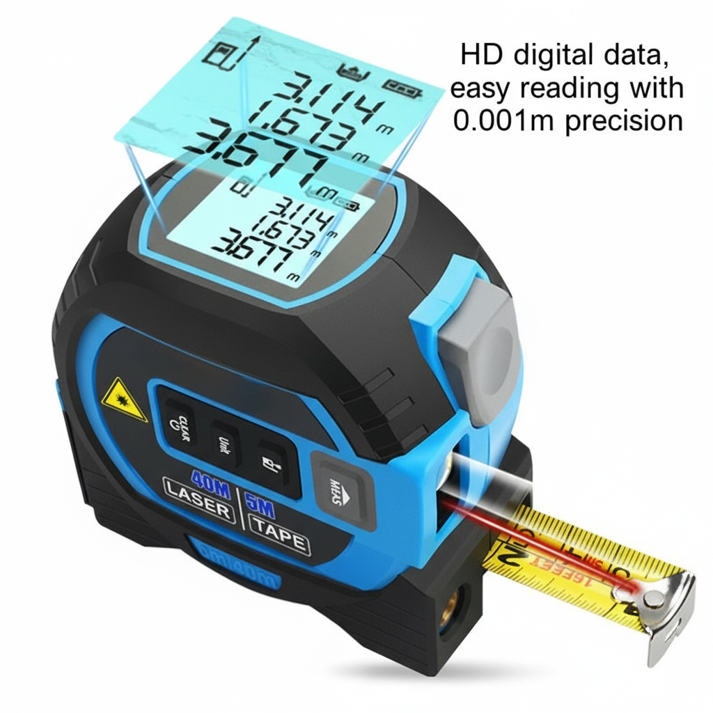3-in-1 Digital Laser Measuring Device