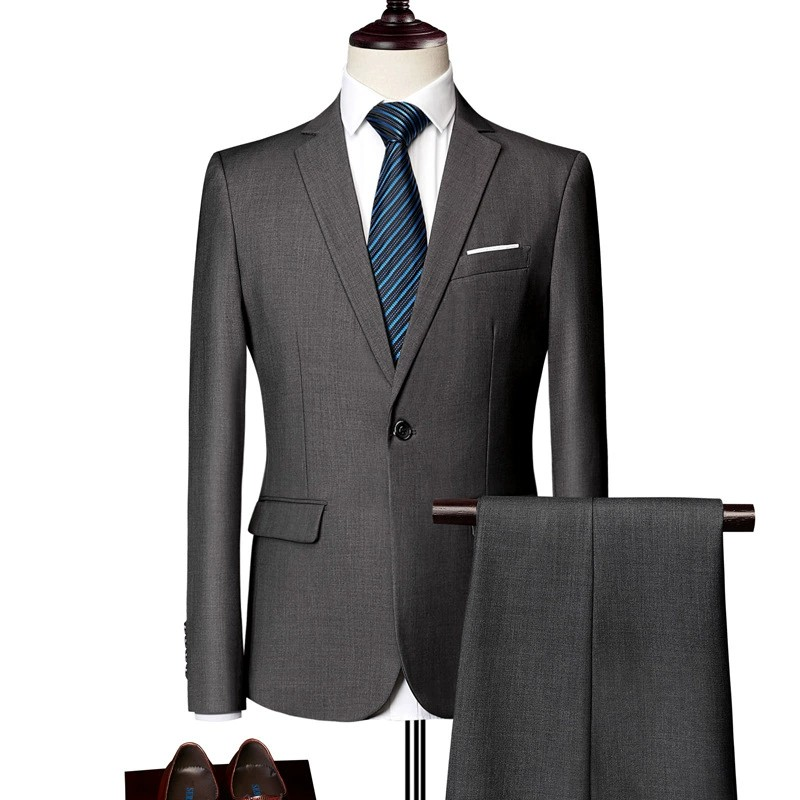 Men's Two-piece Business Casual Suit