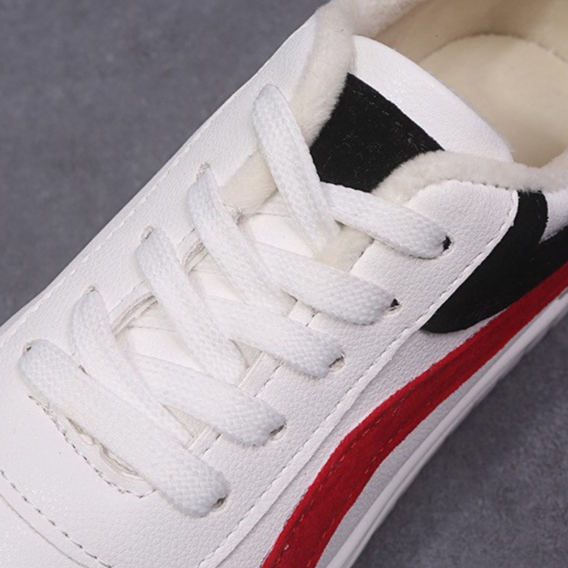 PU Leather Platform Sneakers