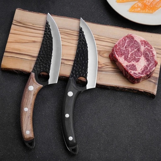 Heavy Duty Hand-Forged Chef's & Boning Knife