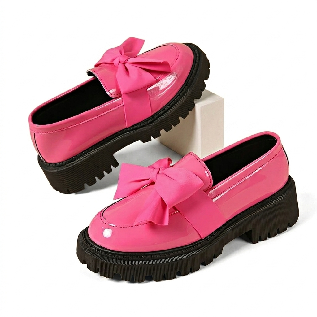 Chunky Bow Loafers