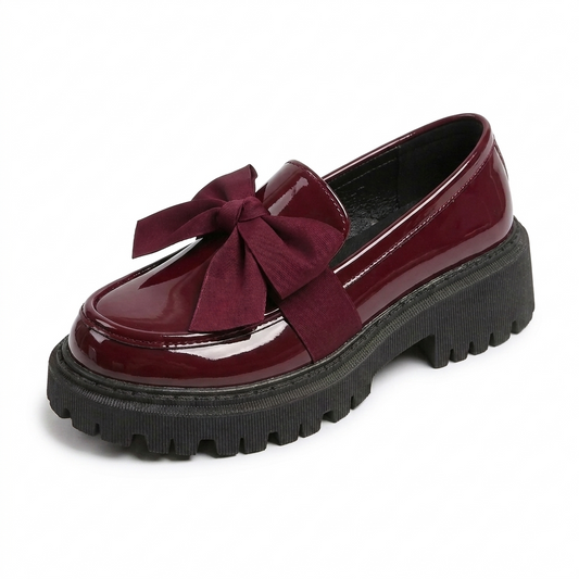 Chunky Bow Loafers