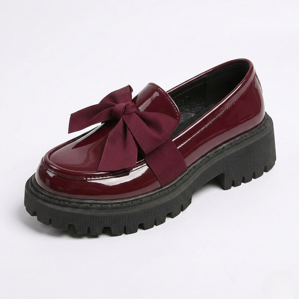 Chunky Bow Loafers