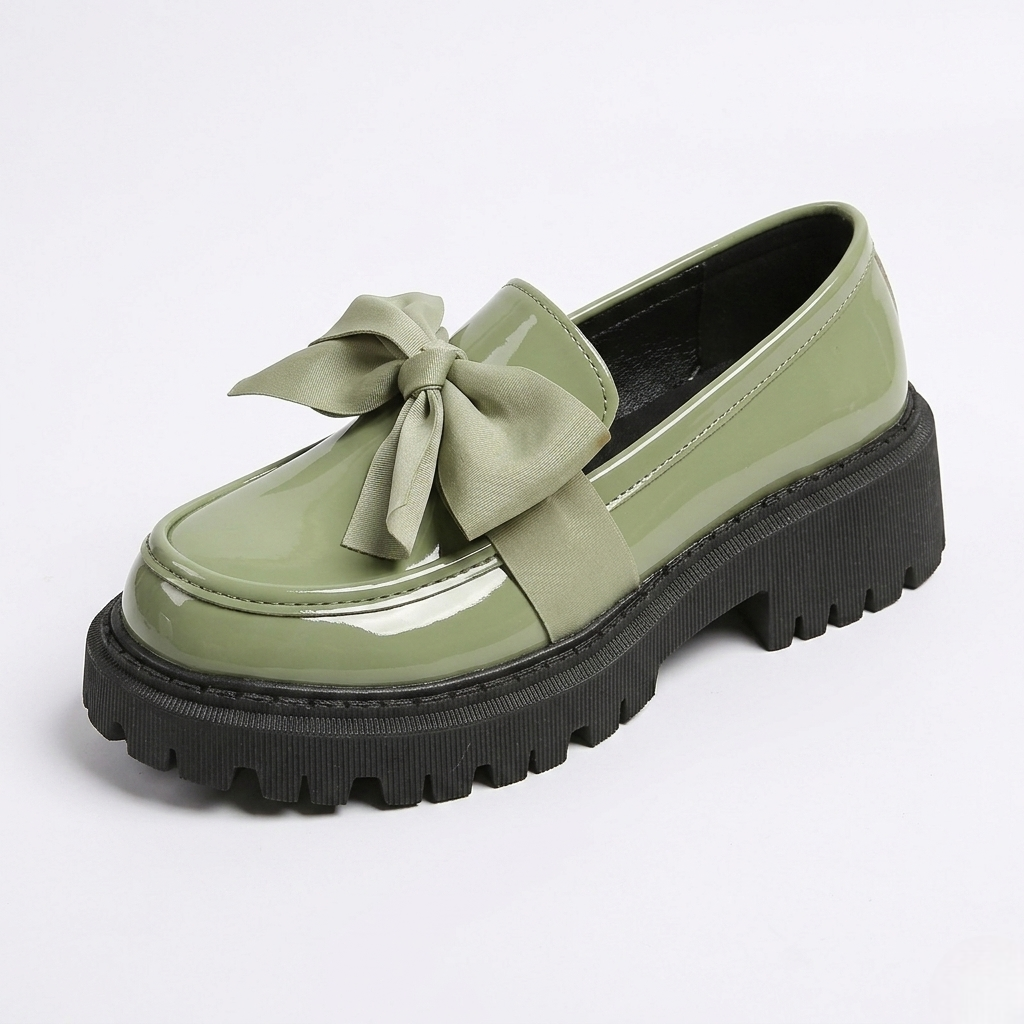Chunky Bow Loafers