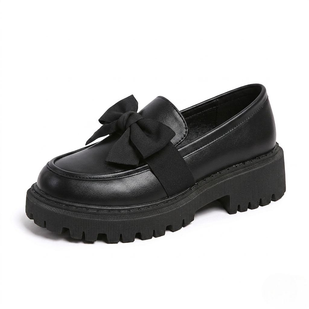 Chunky Bow Loafers