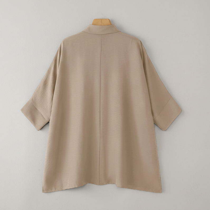 Oversized Asymmetrical Blouse