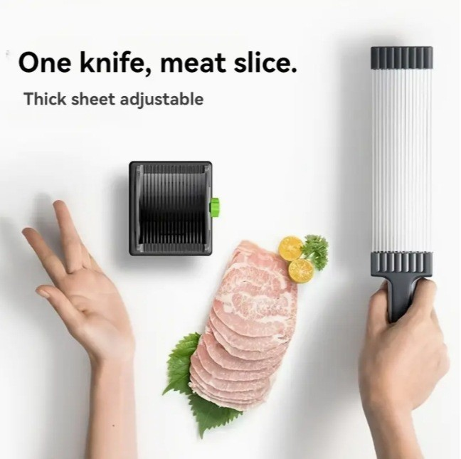 Stainless Steel Fresh Meat Slicer for Meat, Cheese, Vegetable