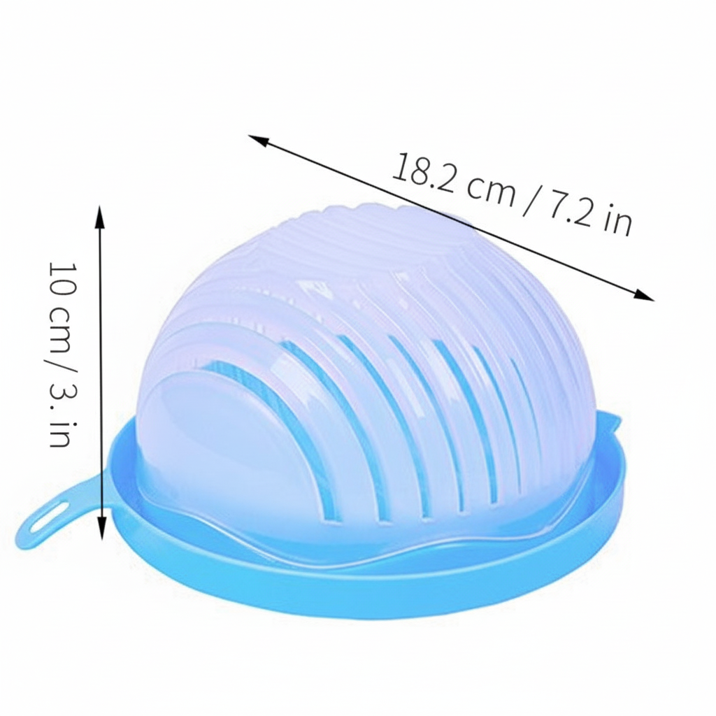 Salad & Fruit Cutter Bowl