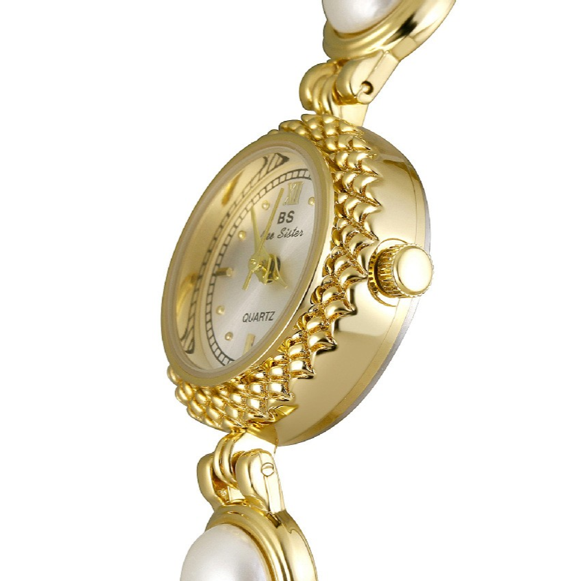 Women's Pearl Bracelet Quartz Watch