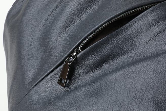 Genuine Cowhide Leather Slouchy Shoulder Bag