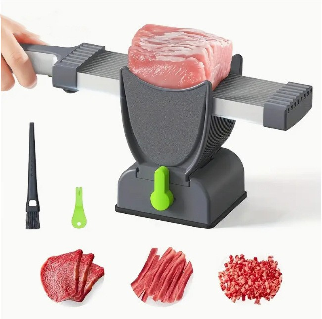 Stainless Steel Fresh Meat Slicer for Meat, Cheese, Vegetable