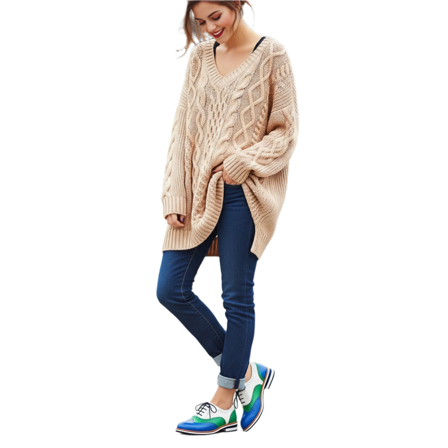 Women's Colorful Oxford Shoes