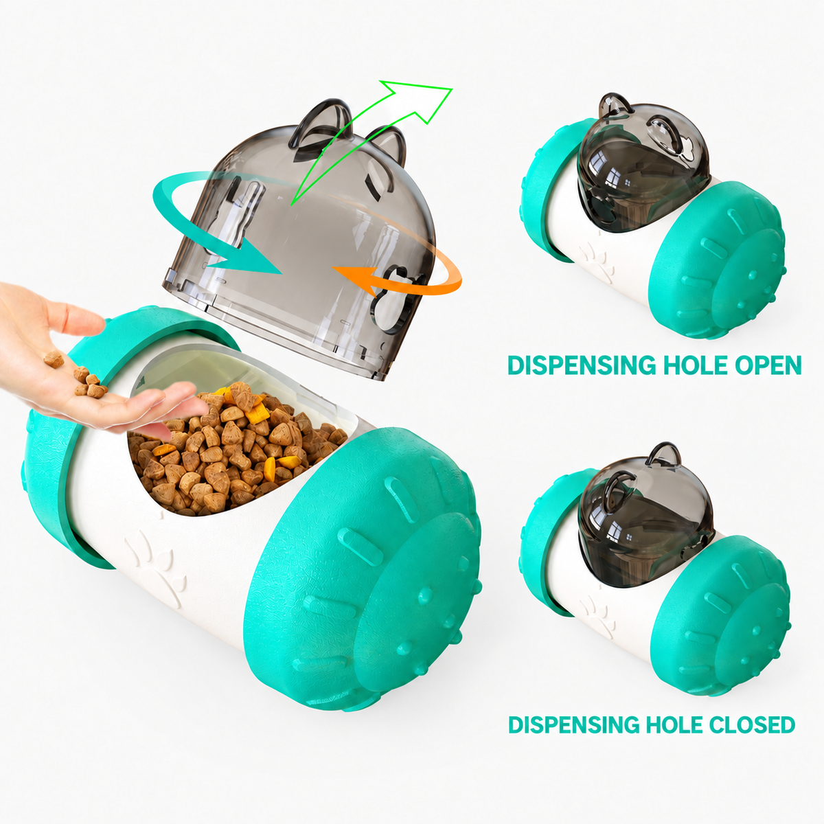 Interactive Tumbler Puzzle Slow Feeder & Treat Dispenser Toy