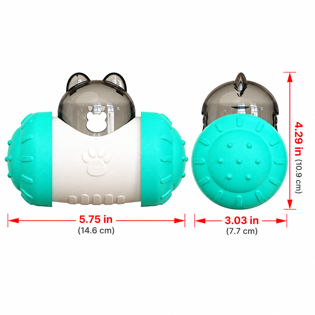 Interactive Tumbler Puzzle Slow Feeder & Treat Dispenser Toy