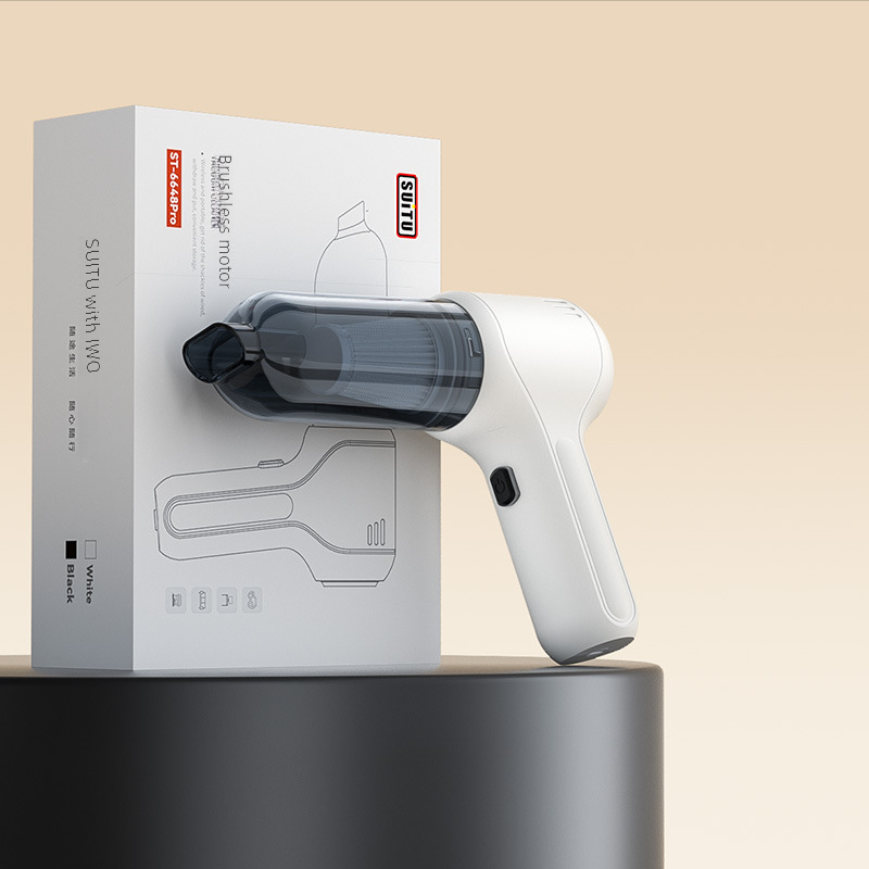 10KPa High-Suction Compact Cordless Portable Vacuum Cleaner for Cars, Home, Office