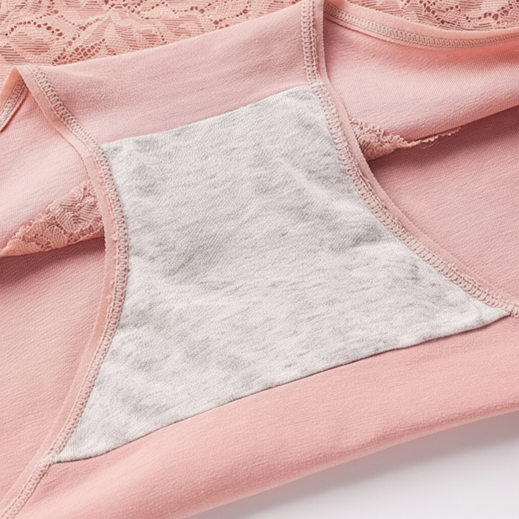 High-Waisted Seamless Lace Panties
