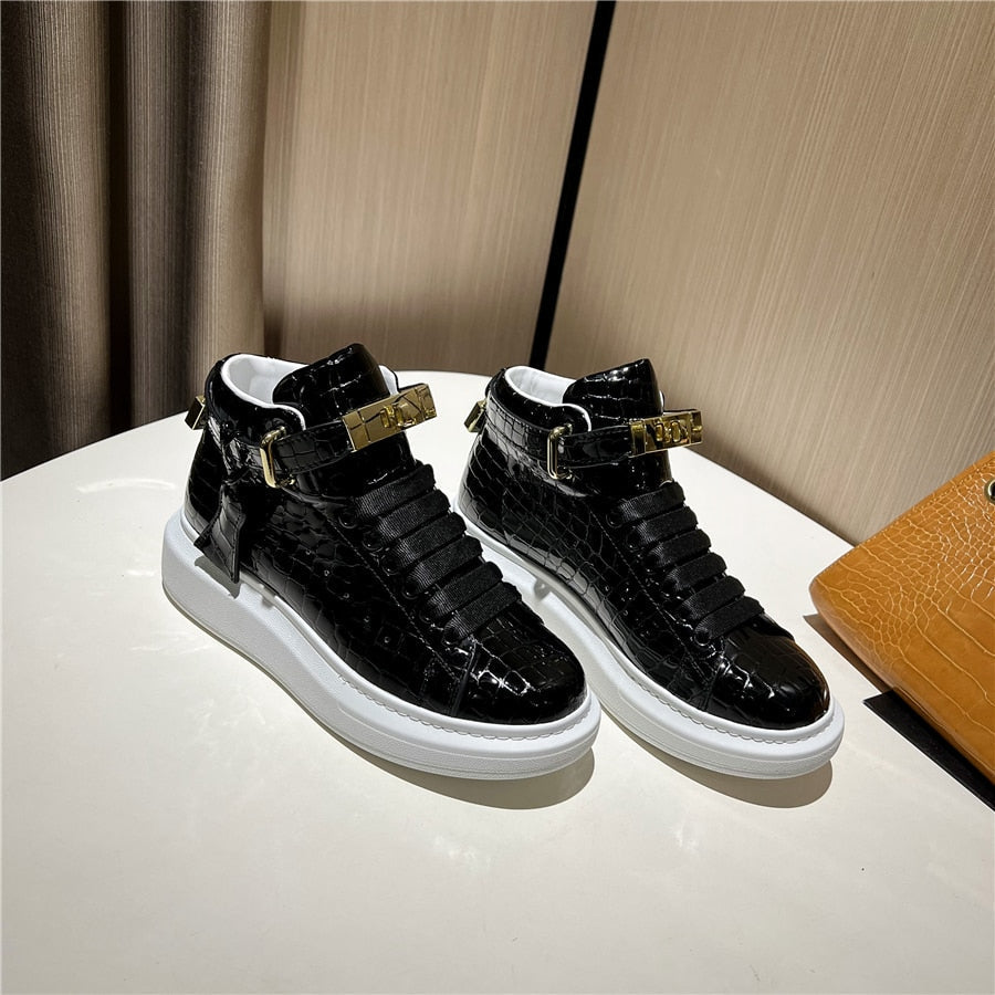 Men's Sovereign High-Top – Glossy Black