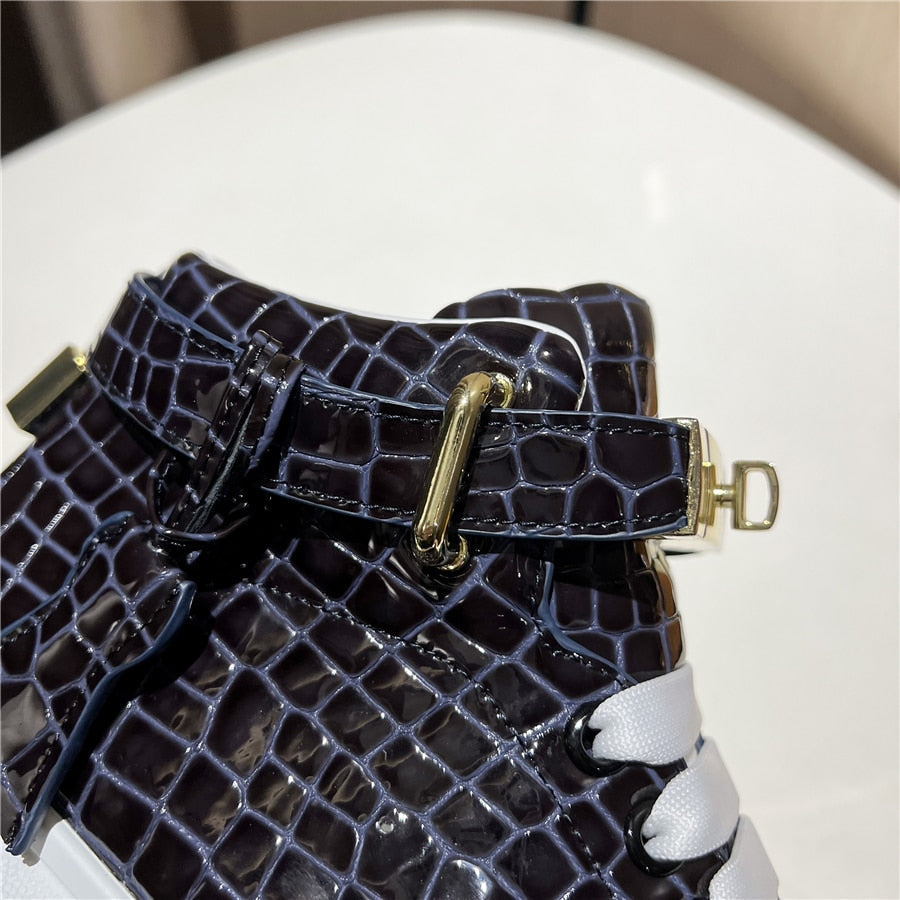 Men's Sovereign High-Top – Glossy Blue